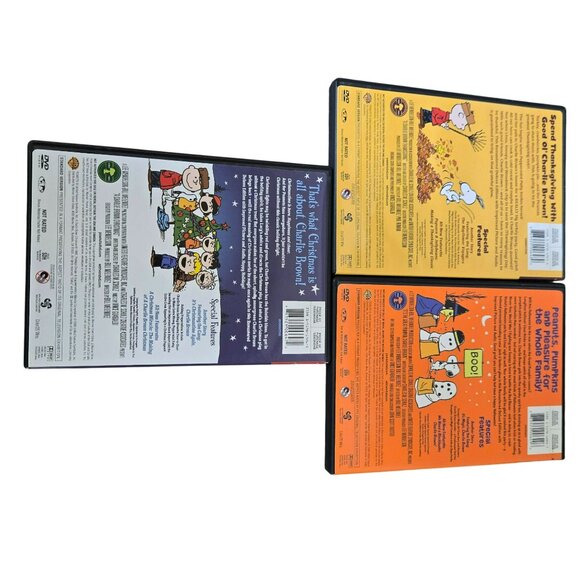 Peanuts Deluxe Holiday Collection DVD Set Christmas Thanksgiving Great Pumpkin - Picture 6 of 8